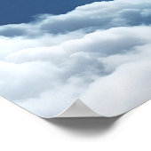 Kleine wolken teddysterren maan fantasie kunst poster (Hoek)