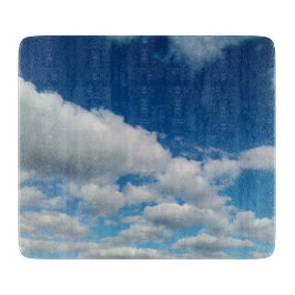 Kleine wolkenlagen snijplank