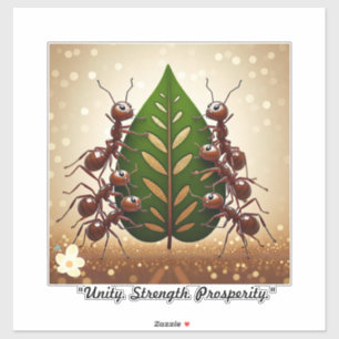 'Kleine wonderen verenigd' Sticker