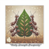 'Kleine wonderen verenigd' Sticker (Voorkant)