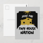 Kleine woning - Kleine huis Natie Briefkaart (Voorkant / Achterkant)