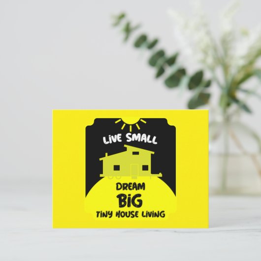 Kleine woning - Kleine huizen Briefkaart (Staand voorkant)