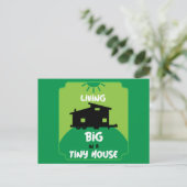 Kleine woning - Kleine huizen Briefkaart (Staand voorkant)