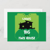 Kleine woning - Kleine huizen Briefkaart (Voorkant / Achterkant)