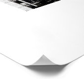 Kleine woondozen van grijze appartementengebouwen poster (Hoek)