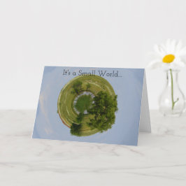 Kleine World Green Earth Verjaardag Kaart