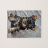 Kleine yorkie legpuzzel (Horizontaal)
