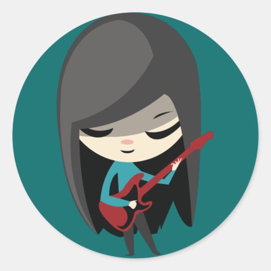 Kleine Z Ronde Sticker (Voorkant)