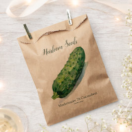 Kleine zaadzakken voor stedelijke en balkontuinen bedankzakje