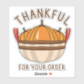 Kleine Zakelijke Herfst Sticker (Vel)