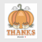 Kleine Zakelijke Herfst Sticker (Vel)