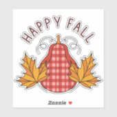 Kleine Zakelijke Herfst Sticker (Vel)
