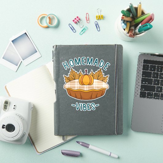 Kleine Zakelijke Herfst Sticker (iPad Cover)