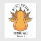Kleine Zakelijke Herfst Sticker (Vel)