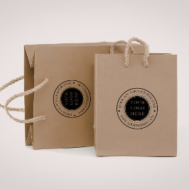 Kleine Zakelijke Houten Kunststempel met Logo Rubberstempel