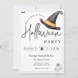 Kleine Zakelijke Minimalistische Halloween Kantoor Kaart