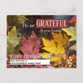 Kleine Zakelijke Thanksgiving Kaarten