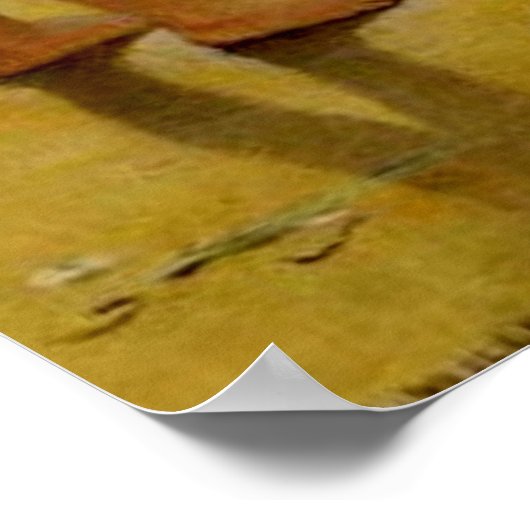 Kleine zandkorrels poster (Hoek)