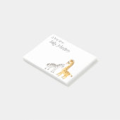 Kleine Zebra en Giraffe Post-it® Notes (Schuin)