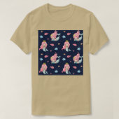 Kleine zeemachtigen met roze haar t-shirt (Design voorkant)