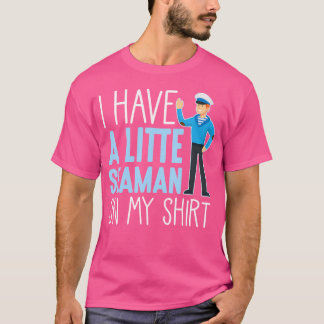Kleine Zeeman Zeilboot Citaat Visser T-shirt