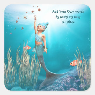 kleine zeemeermin 1 Sticker