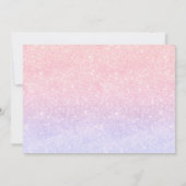 Kleine Zeemeermin 1e Verjaardag Foto Kaart (Achterkant)