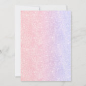 Kleine Zeemeermin 1e Verjaardag Kaart (Achterkant)