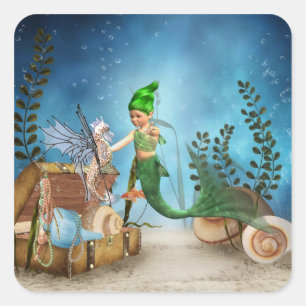 Kleine Zeemeermin 4 Sticker