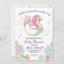 Kleine Zeemeermin Baby shower
