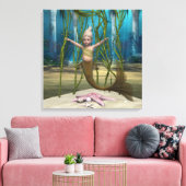 Kleine Zeemeermin Canvas Afdruk (Insitu (Woonkamer))
