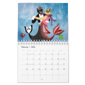 Kleine Zeemeermin Kat Kalender (Feb 2026)
