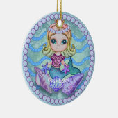 Kleine Zeemeermin Keramisch Ornament (Rechts)