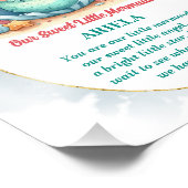 Kleine Zeemeermin kinderkamer decor Foto Afdruk (Hoek)