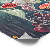 KLEINE ZEEMEERMIN KLEURRIJK POSTER (Hoek)