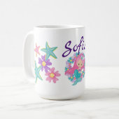 kleine zeemeermin koffiemok (Voorkant links)