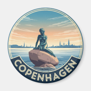 Kleine Zeemeermin Kopenhagen Denemarken Reizen Magneet