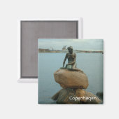 Kleine Zeemeermin - Kopenhagen Magneet (Voorkant / Achterkant)