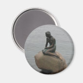 Kleine Zeemeermin Kopenhagen Magneet (Voorkant / Achterkant)