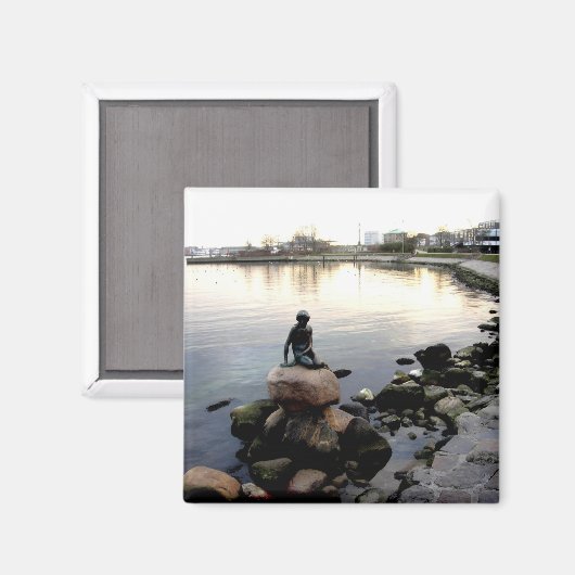 Kleine zeemeermin magneet (Voorkant / Achterkant)