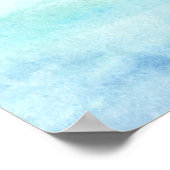 Kleine zeemeermin met ballonPoster Poster (Hoek)