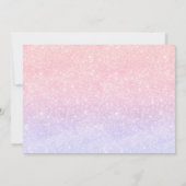 Kleine zeemeermin onder het Zee Verjaardagsfoto Kaart (Achterkant)