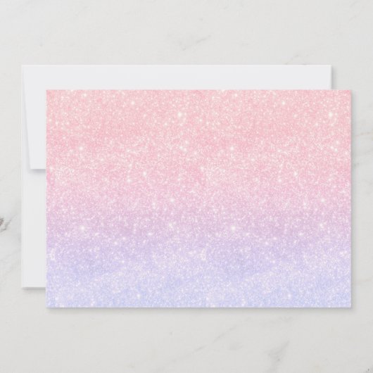 Kleine zeemeermin onder het Zee Verjaardagsfoto Kaart (Achterkant)