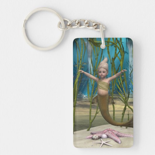 Kleine Zeemeermin Sleutelhanger (Voorkant)