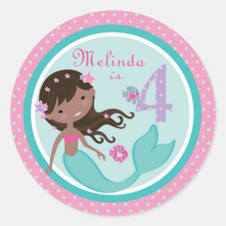 Kleine Zeemeermin Sticker AA 4B