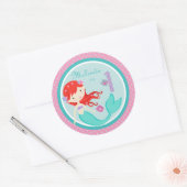 Kleine Zeemeermin Sticker Auburn 1B (Envelop)