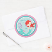 Kleine Zeemeermin Sticker Auburn 3 (Envelop)