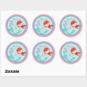 Kleine Zeemeermin Sticker Auburn 3 (Vel)