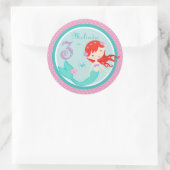 Kleine Zeemeermin Sticker Auburn 3 (Tas)