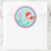 Kleine Zeemeermin Sticker Auburn 5 (Tas)
